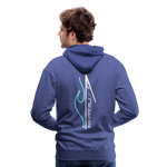 Premium Mountain Wake Hood - royal blue