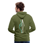 Premium Mountain Wake Hood - olive green