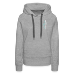 Women’s Premium Mountain Wake Hood - heather grey