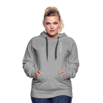 Women’s Premium Mountain Wake Hood - heather grey