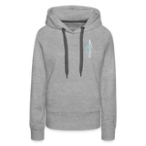 Women’s Premium Mountain Wake Hood - heather grey