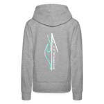 Women’s Premium Mountain Wake Hood - heather grey