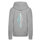 Women’s Premium Mountain Wake Hood - heather grey