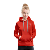 Women’s Premium Mountain Wake Hood - red