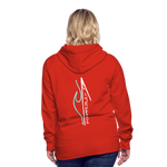 Women’s Premium Mountain Wake Hood - red