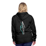 Women’s Premium Mountain Wake Hood - charcoal grey